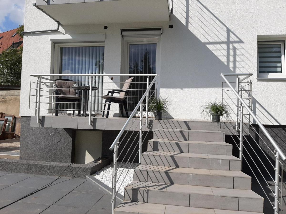 Design Apartment- 24H Self-Check-In - Bis 4 Pers - Parkplatz - Wifi - Balkon -Terrasse - In Direkter Weihernaehe - Radwege Schiffweiler Zewnętrze zdjęcie